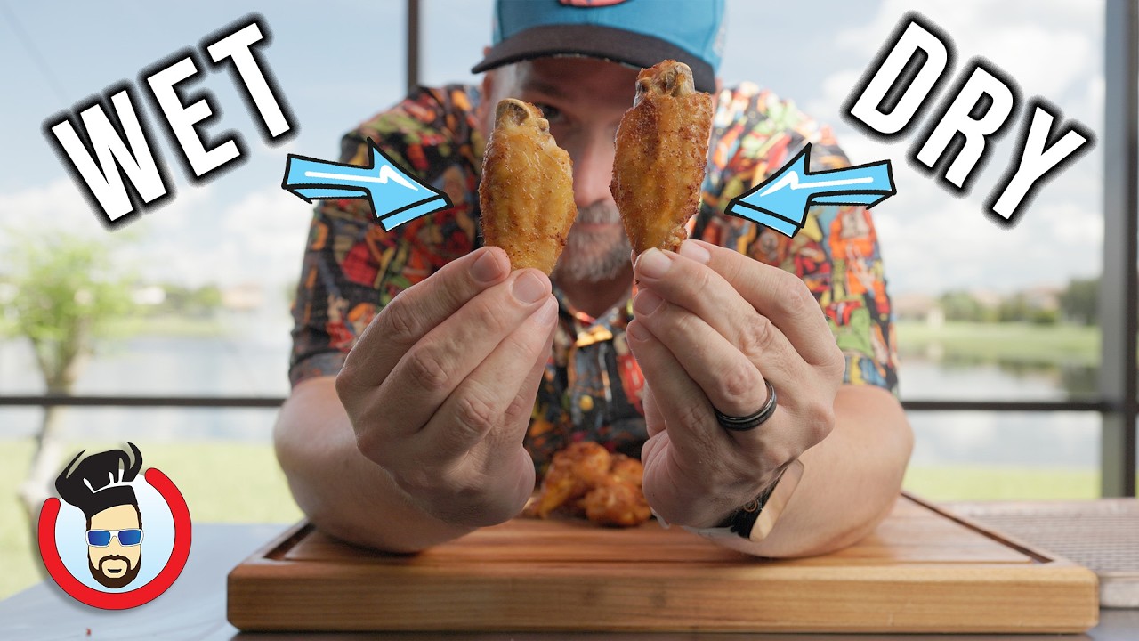 Woodfire Chicken Wings: Wet Brine vs Dry Brine Battle!!