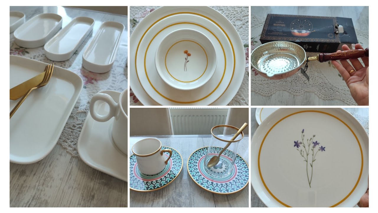 ÇEYİZ ALIŞVERİŞİM 🛍️ Emsan Kahvaltı Takımı, Güral Yemek Takımı, Emsan Çay-Kahve Seti #çeyiz