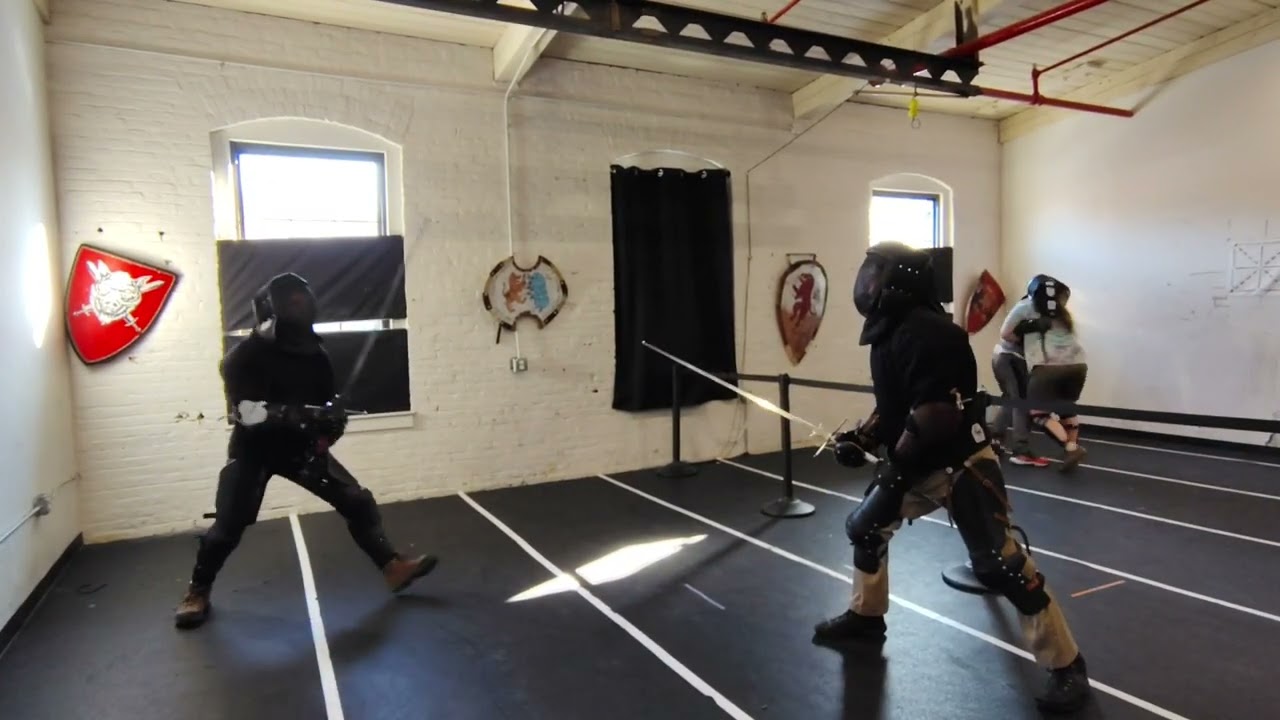 Tim vs Ben longsword sparring (2/8/26)