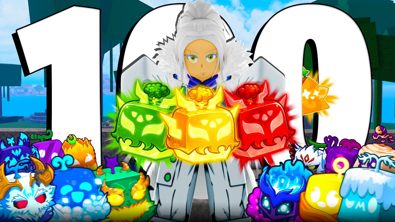 Я 100 РАЗ ОТКРЫЛ ЛЕТНЮЮ ГАЧУ В БЛОКС ФРУТС | BLOX FRUITS ROBLOX