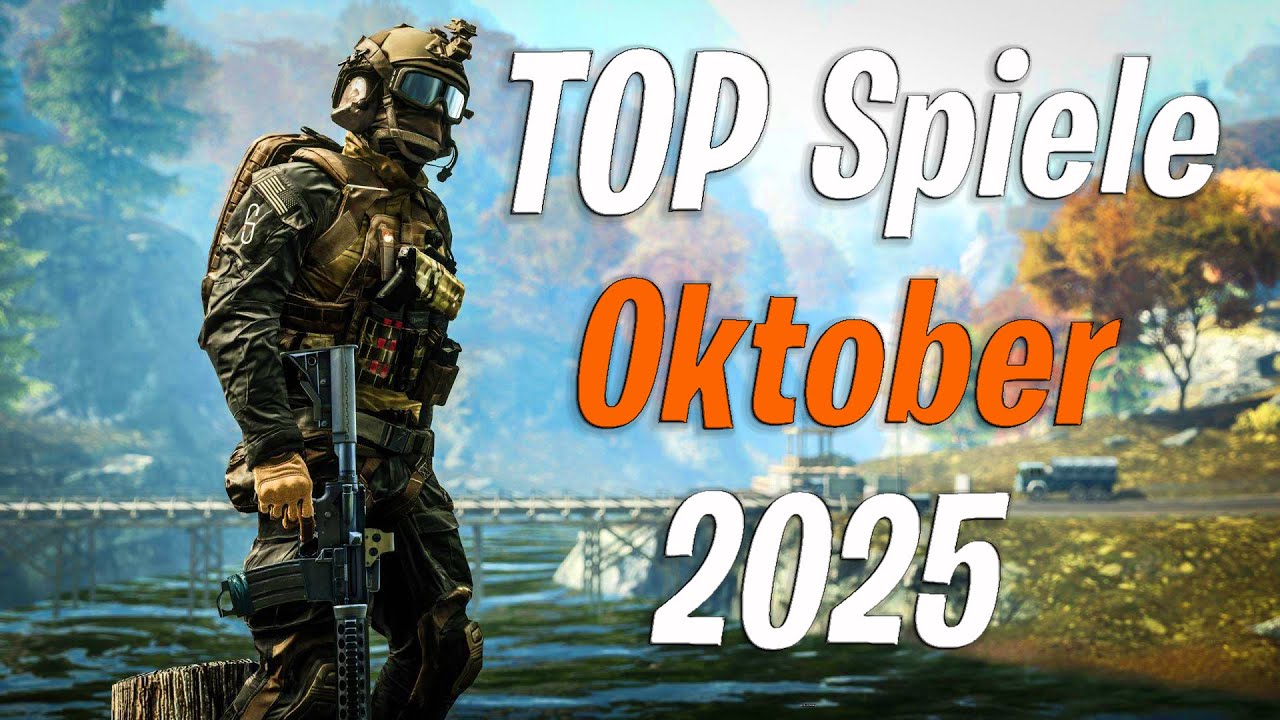 Top Spiele im Oktober 2025 | PC, PlayStation, Xbox & Switch