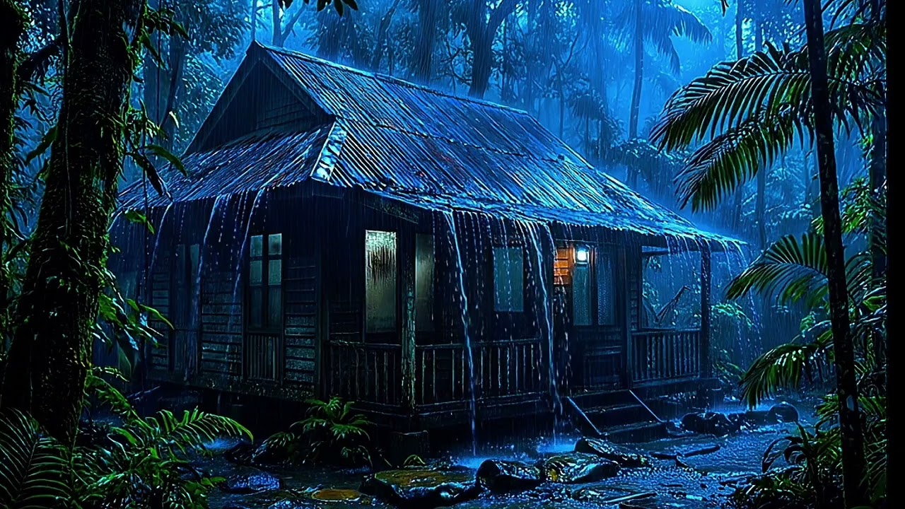 Rain Sounds for Sleeping Under a Stormy Sky