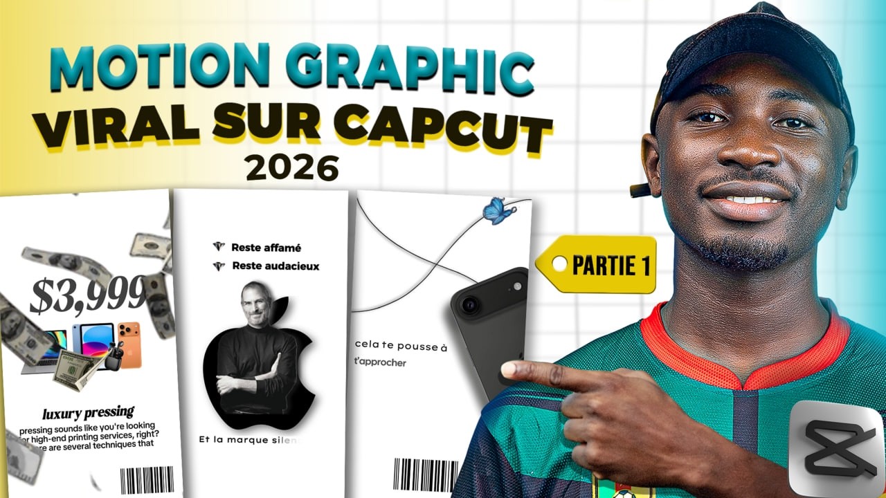 COMMENT FAIRE DU MOTION DISIGN SUR CAP CUT PC #montagevideo #france #motiondesign #CAPCUT #TUTO
