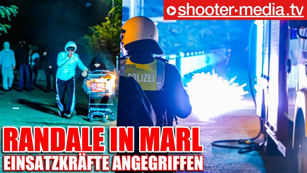❌  HALLOWEEN RANDALE: POLIZEI & FEUERWEHR ANGEGRIFFEN  ❌ | 🚨  Polizei im Großeinsatz  🚨