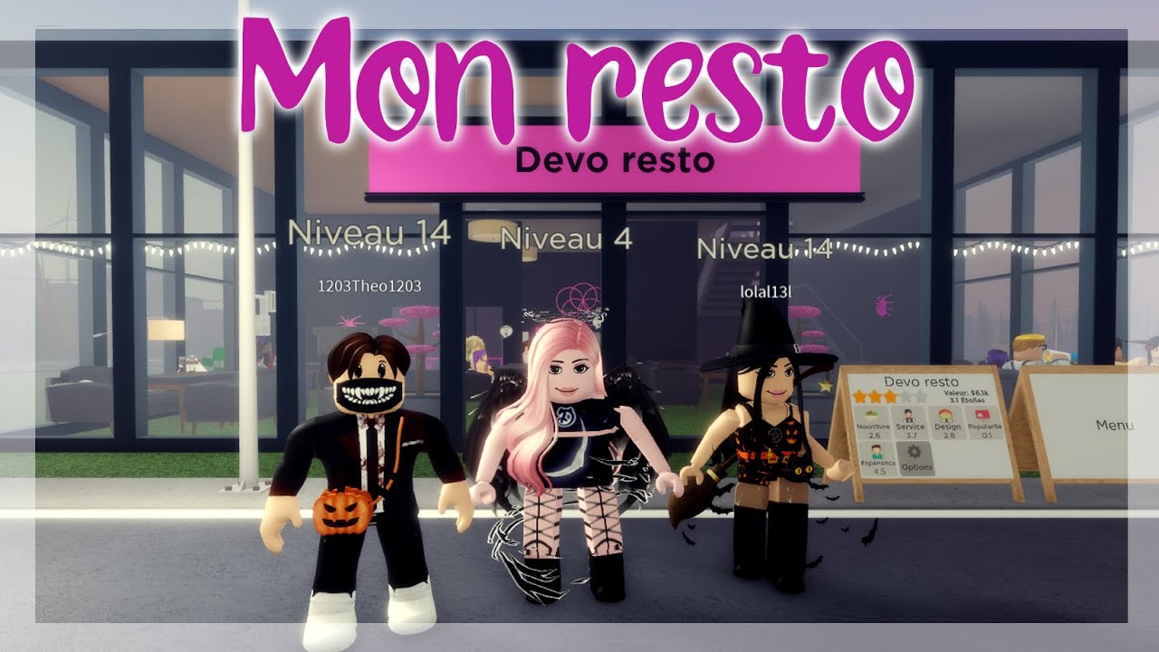 Gros travaux !  - Roblox My restaurent tycoon 2