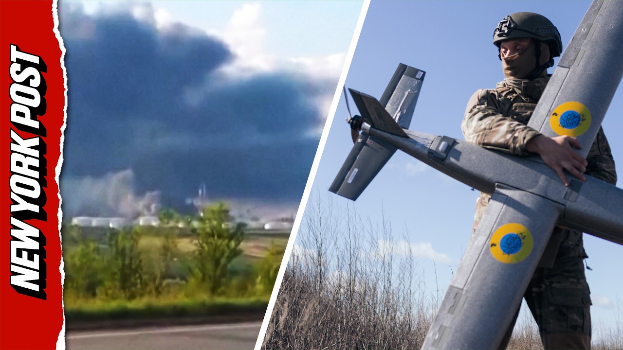 Ukrainian Drone Attack ROCKS Russian Oil Refinery