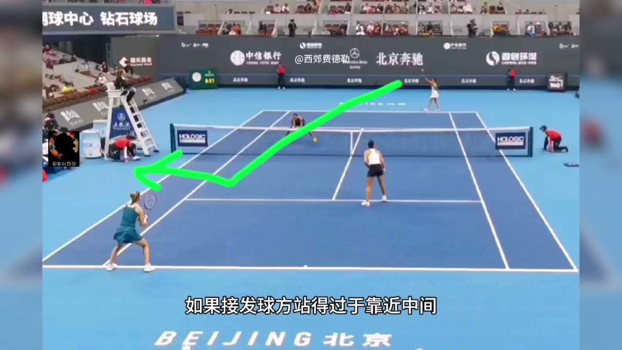 双打比赛开始时应该如何站位 How should I stand at the start of the doubles match