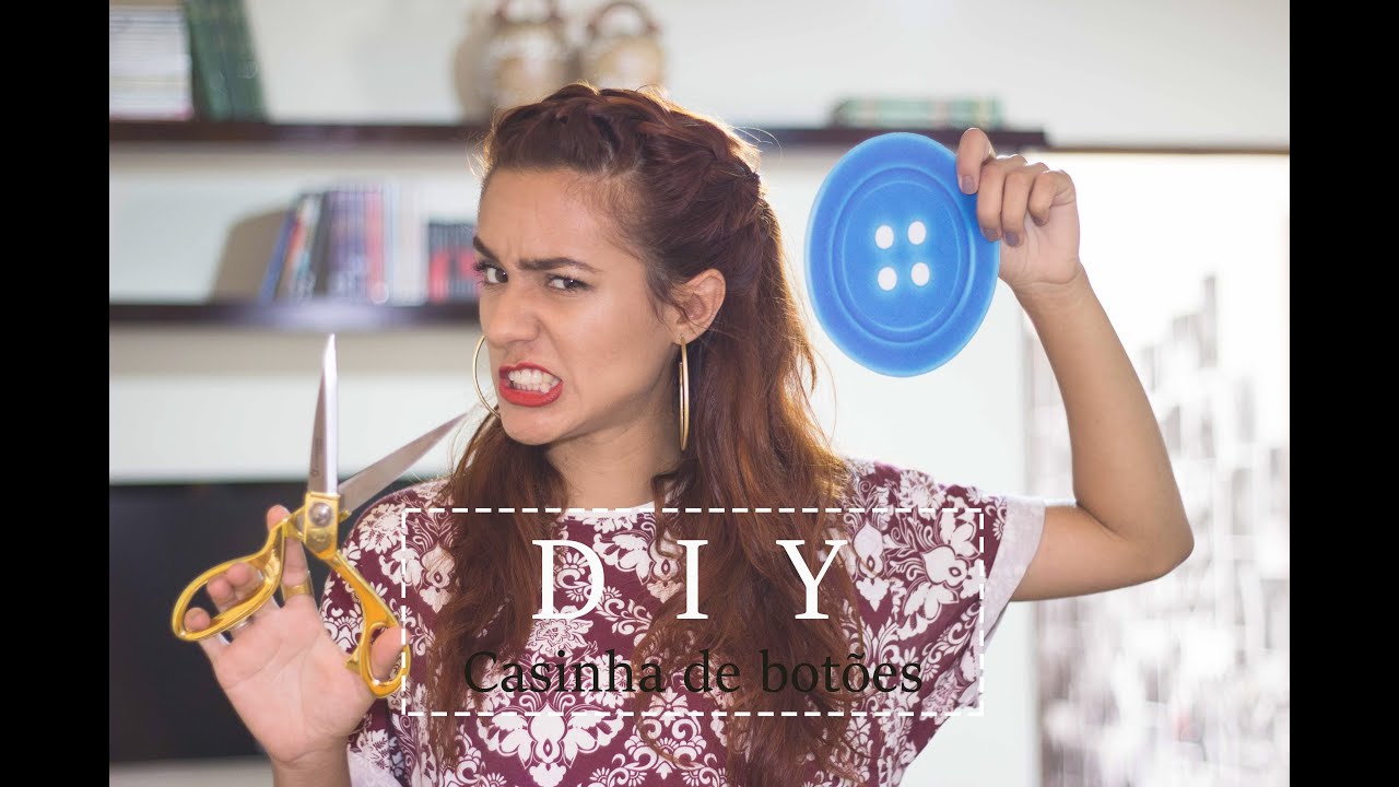 DIY - Casinha de botões feita à mão