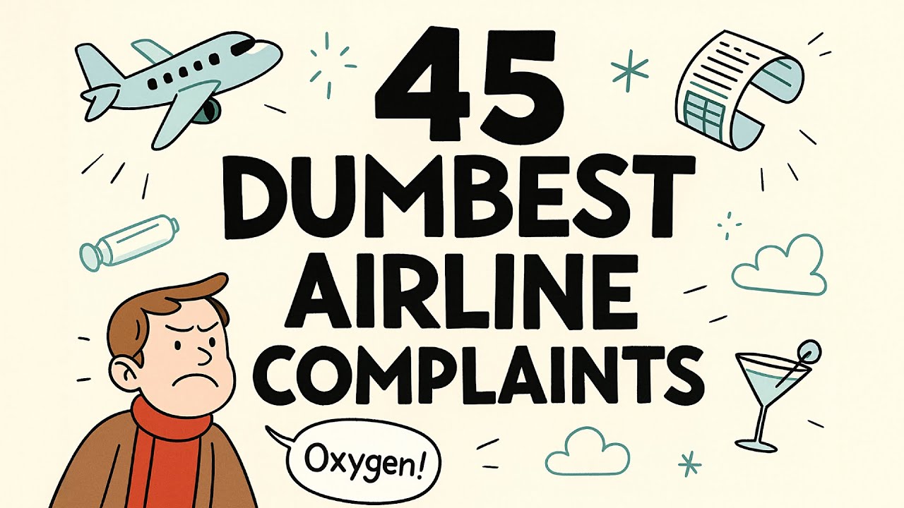 45 Dumbest Complaints Received by Airlines in the US