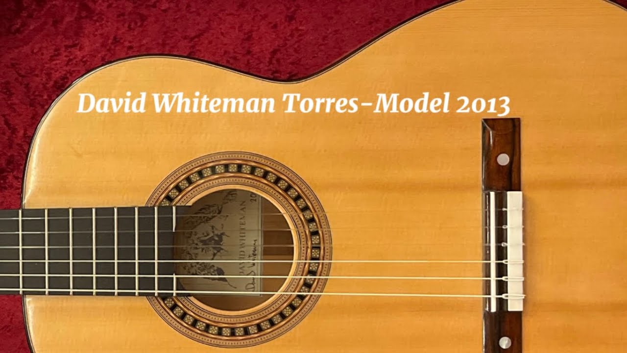 デヴィッド・ホワイトマン David Whiteman トーレスモデ ル 2013年製 アラビア風奇想曲(タレガ）