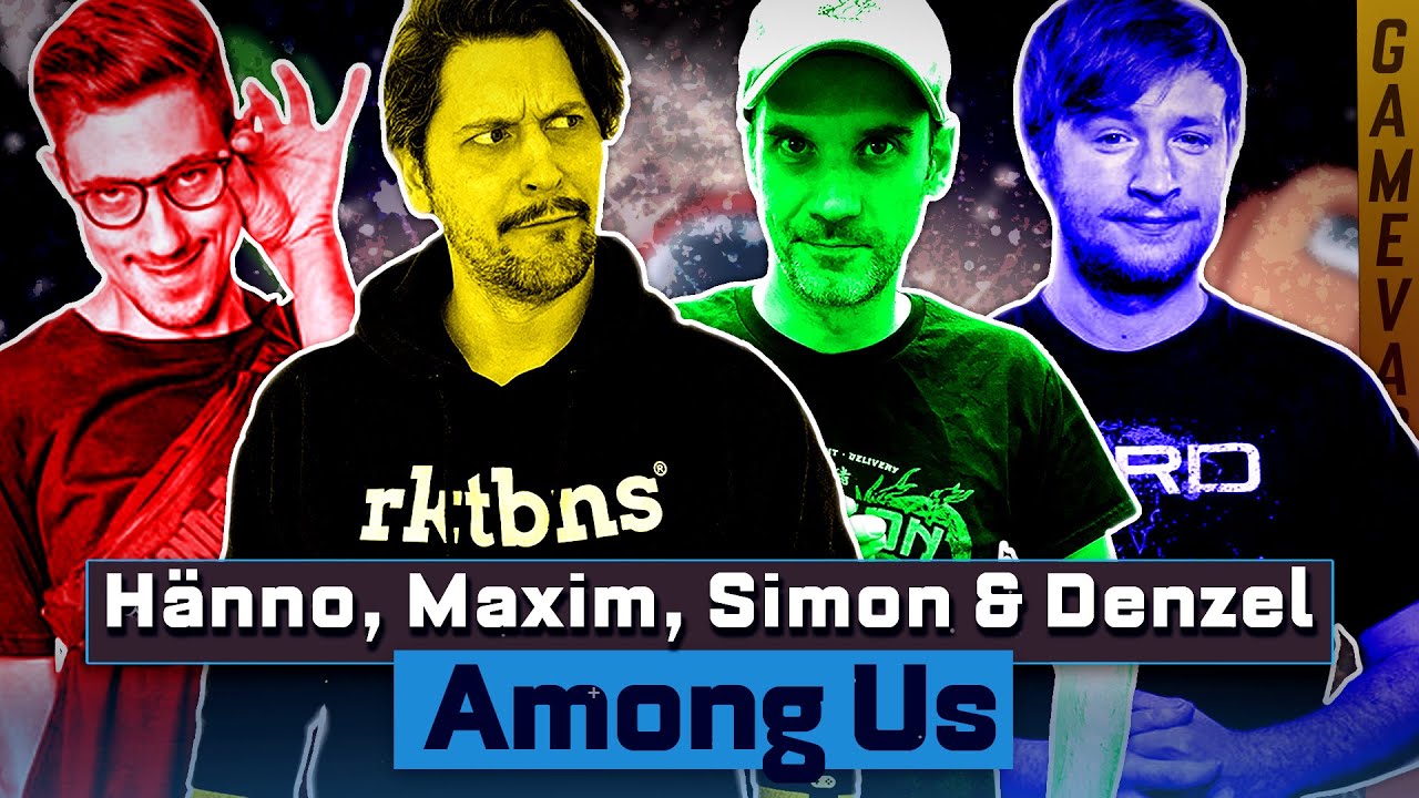 Wer ist das schwarze Schaf? | Among Us mit Hänno, Maxim, Simon & Denzel | Gamevasion