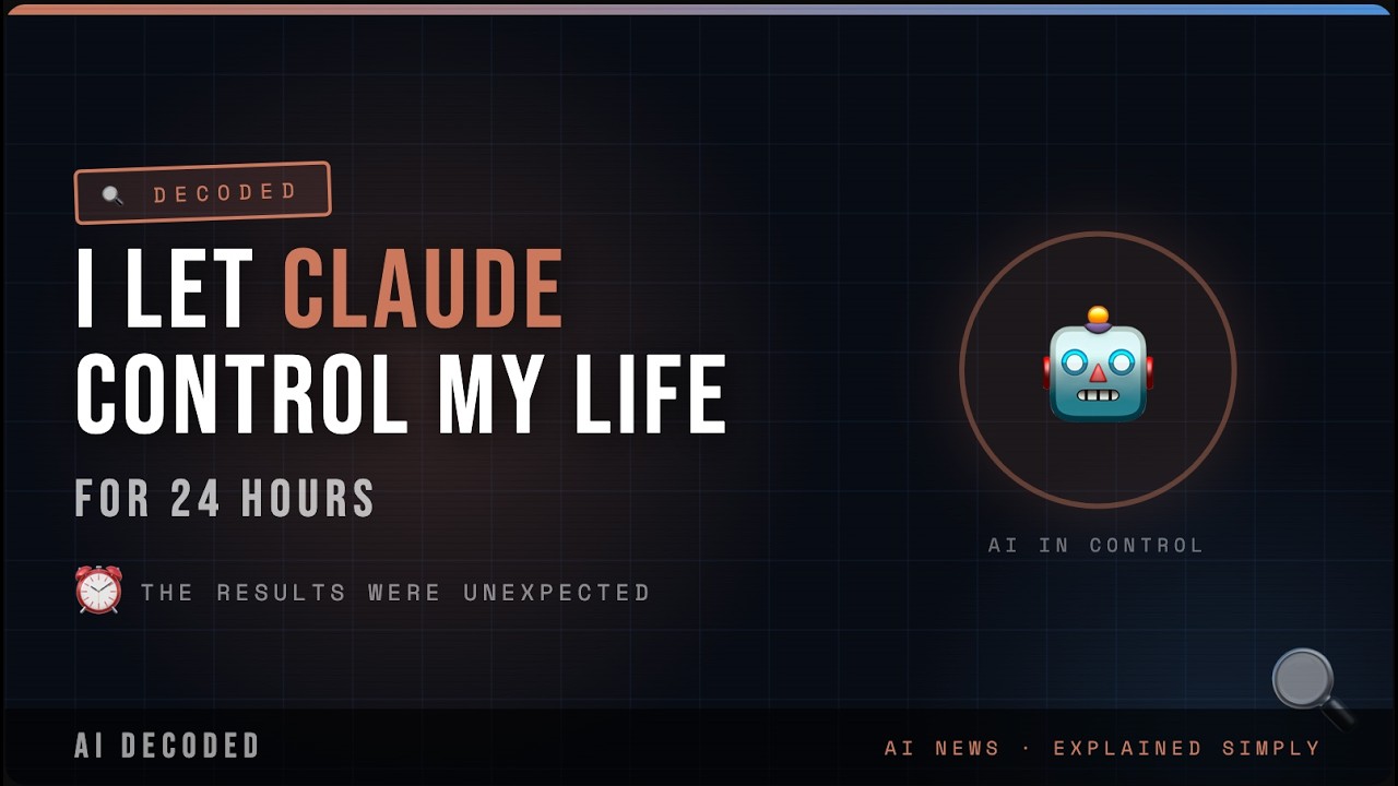 I Let Claude Make Every Decision For 24 Hours &mdash; I Wasn't Ready For This