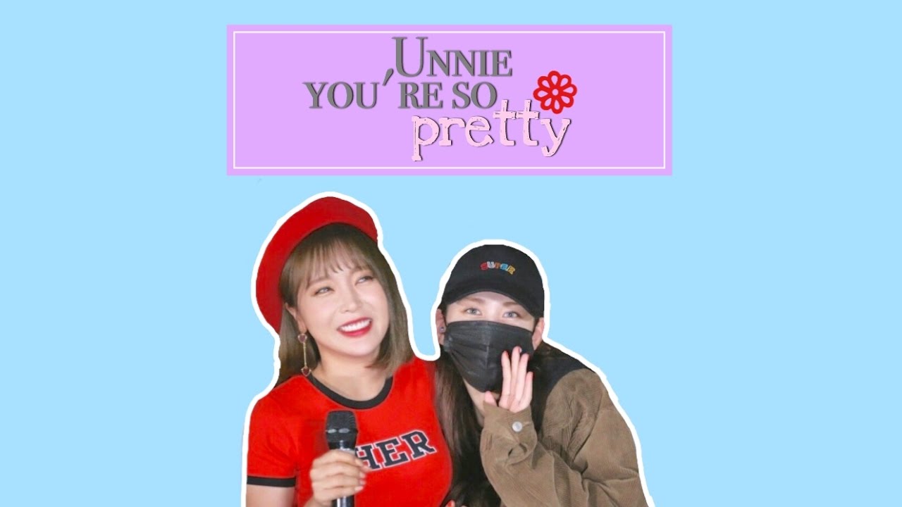 jinsom » unnie, you're so pretty