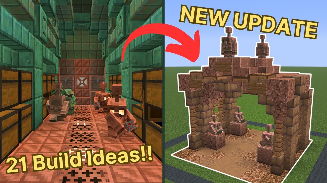 21 BUILD IDEAS AND TIPS from The Copper Age: Minecraft 1.21.9