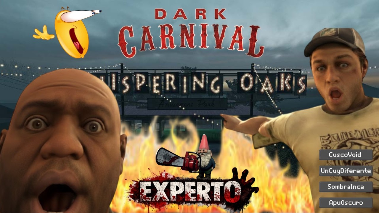 😱 ESTO FUE UN CAOS TOTAL… Dark Carnival en Experto con Amigos (Left 4 Dead 2)