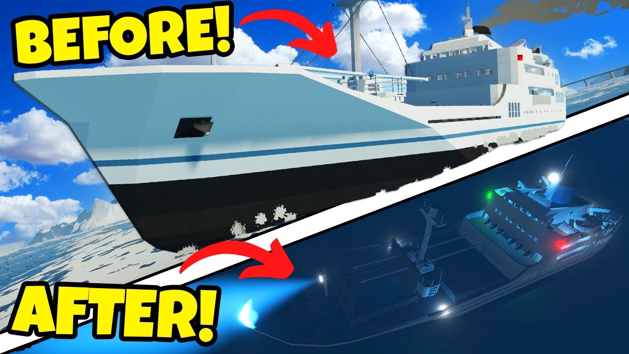 ARCTIC SINKING SHIP SURVIVAL Turns to Underwater Exploration in Stormworks Multiplayer!