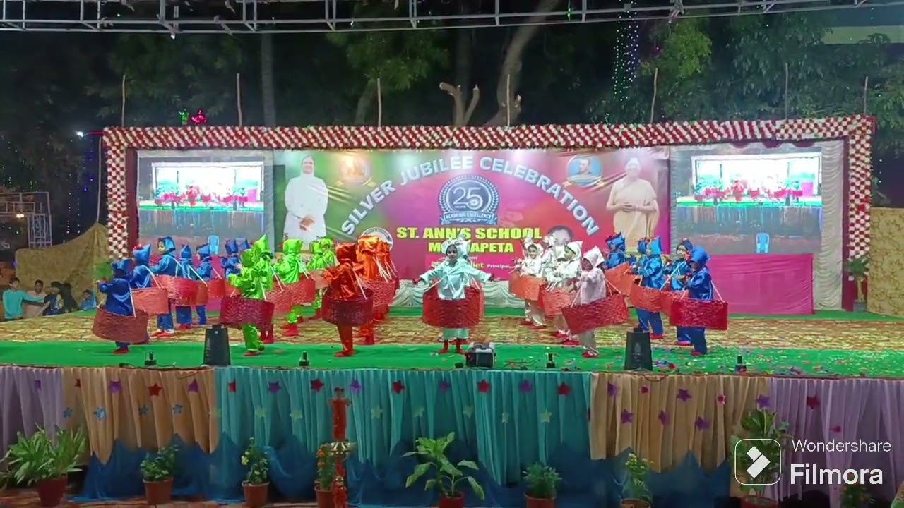 Chick Dance In Silver Jubilee Celebrations 2023 |St. Ann's School Mandapeta #Thankyousirichannel