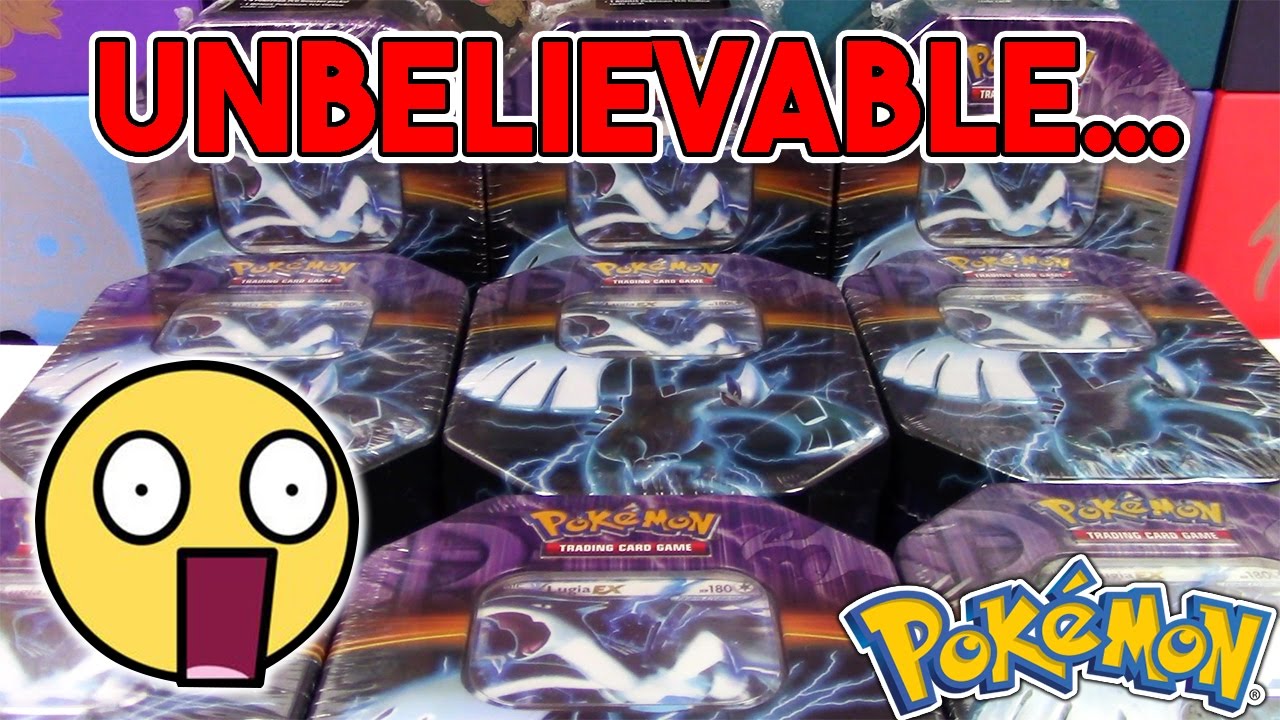 9 UNBELIEVABLE TEAM PLASMA LUGIA EX TINS...