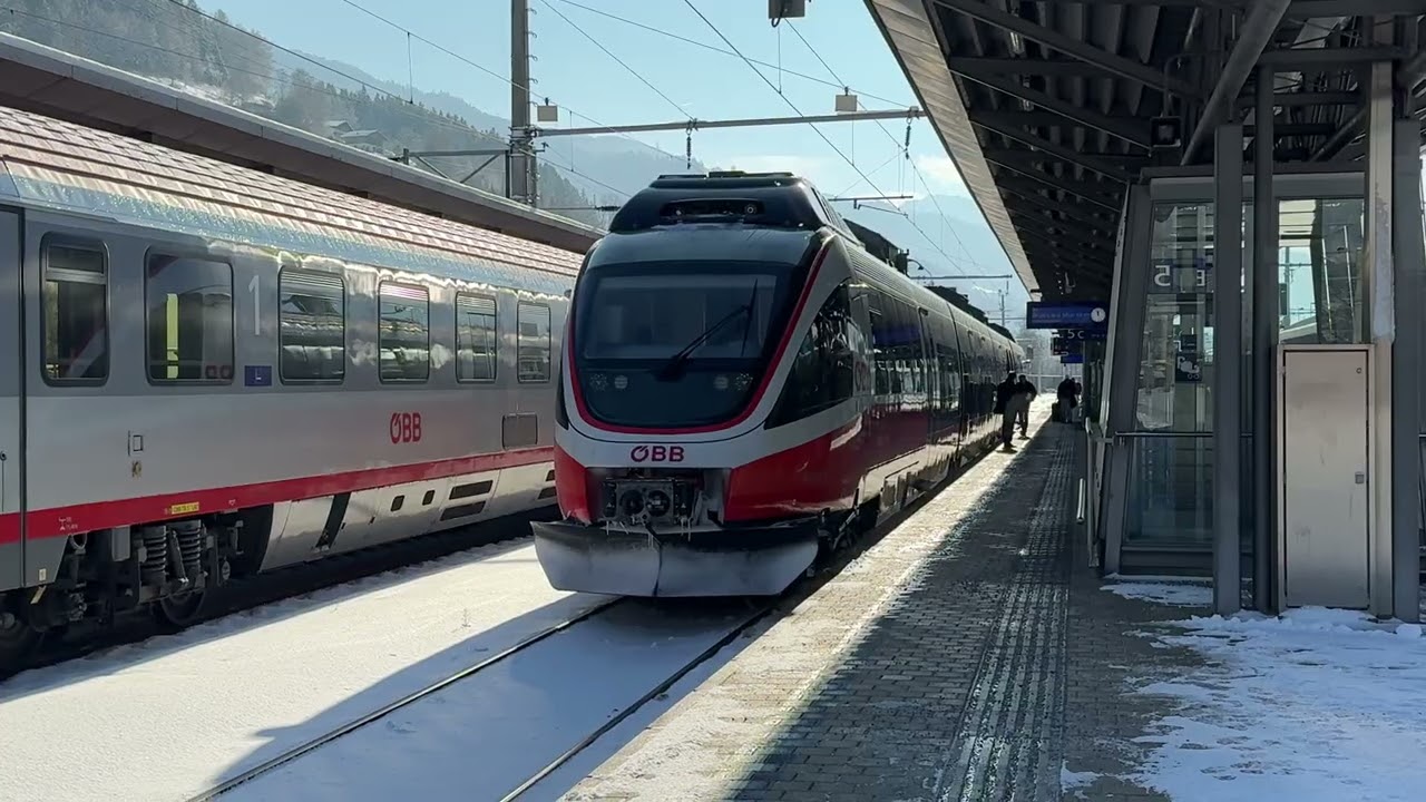 Trainspotten und Zugsichtungen zwischen Freilassing-Salzburg Hbf-Bischofshofen-Schladming und zurück