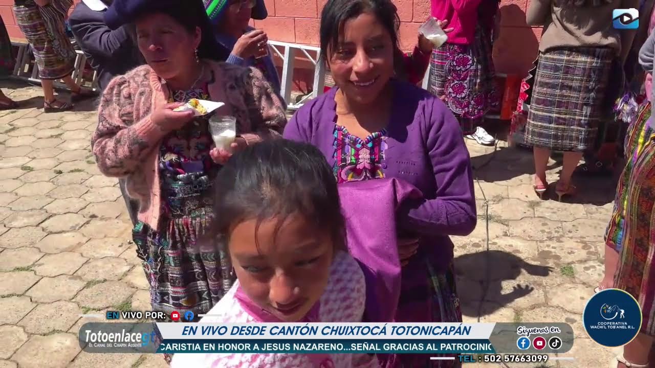 En Vivo desde Cantón Chuixtocá Totonicapán. Santa Misa  en Honor a Jesús Nazareno, Señal Gracias a C