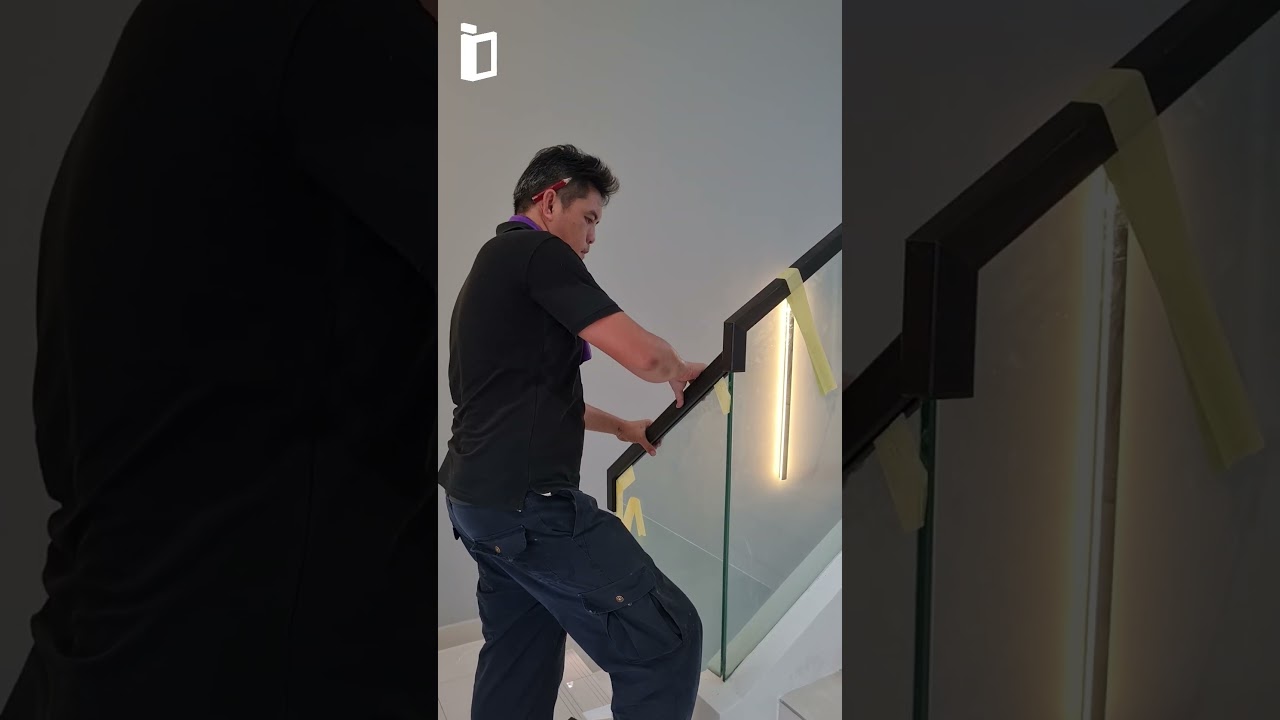 Installing Wood Handrail On Glass Balustrade