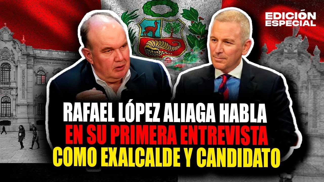 RAFAEL LÓPEZ ALIAGA ‘Porky’ da su PRIMERA ENTREVISTA tras dejar el cargo de ALCALDE DE LIMA.
