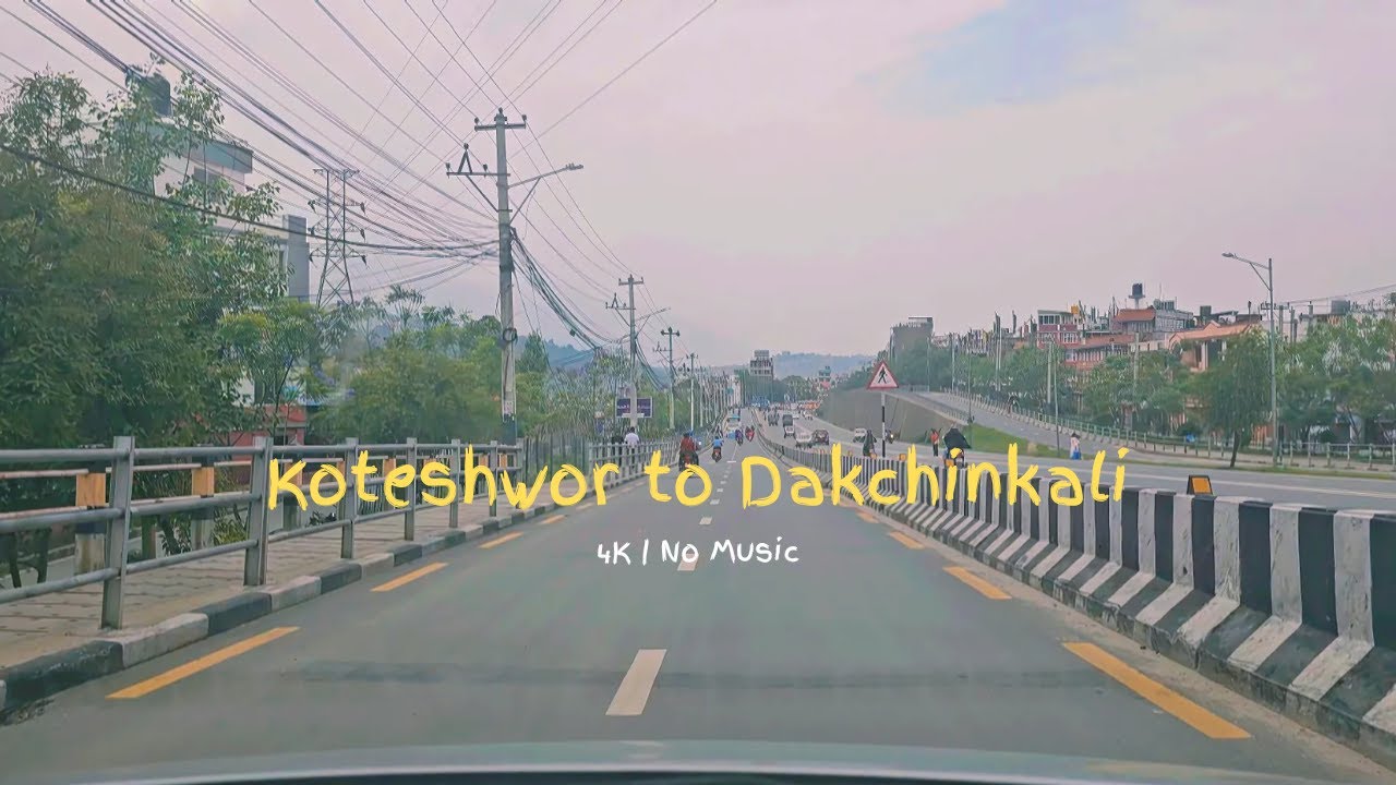 Kathmandu to Dakshinkali Morning Drive | Scenic Road Trip via Taudaha & Farping | 4K City Drive