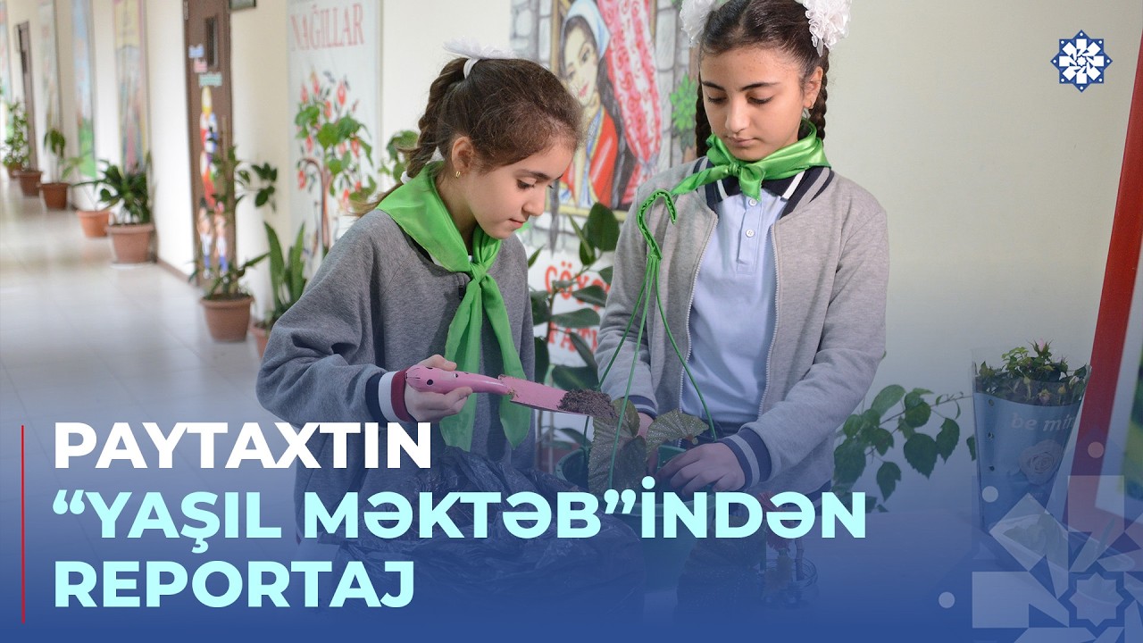 Hər bir bitkinin yetişdirilməsində şagirdlərin böyük əməyi var