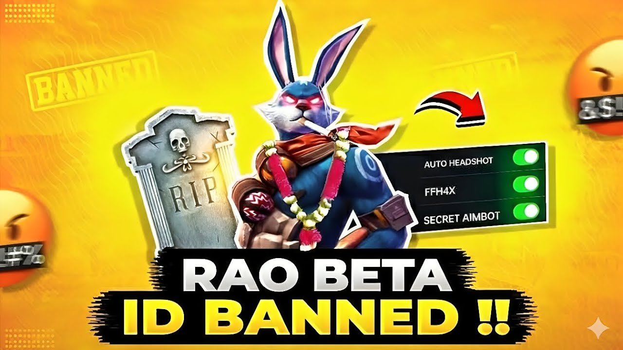 RAO BETA ID BANNED 🚫!!! #rankpushing 