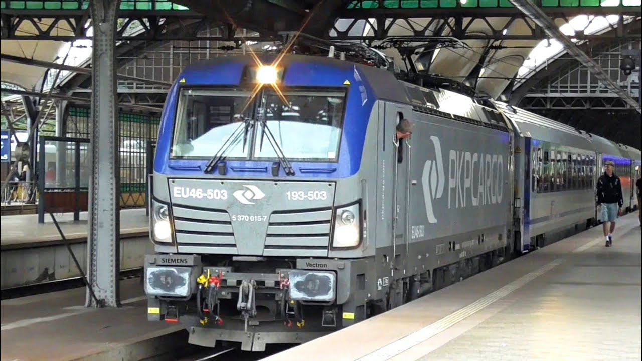 🚆Siemens Vectron (PKP Cargo) z IC Śnieżka na Stacji Wrocław Główny