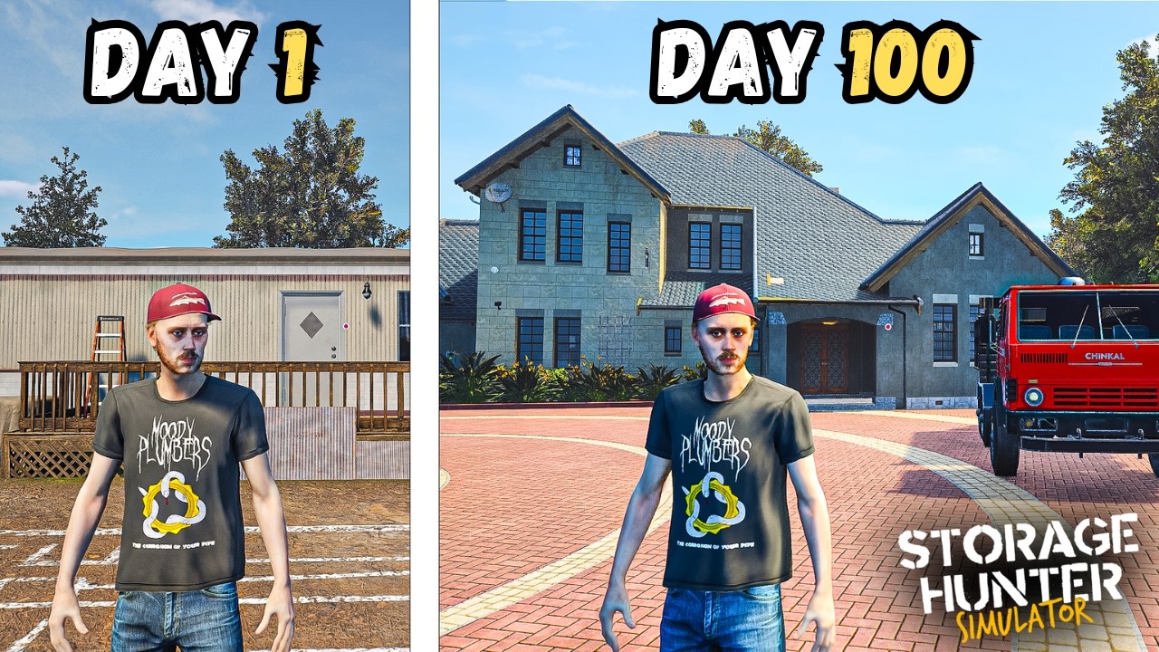 I Played 100 Days In Storage Hunter Simulator Full Movie@TechnoGamerzOfficial