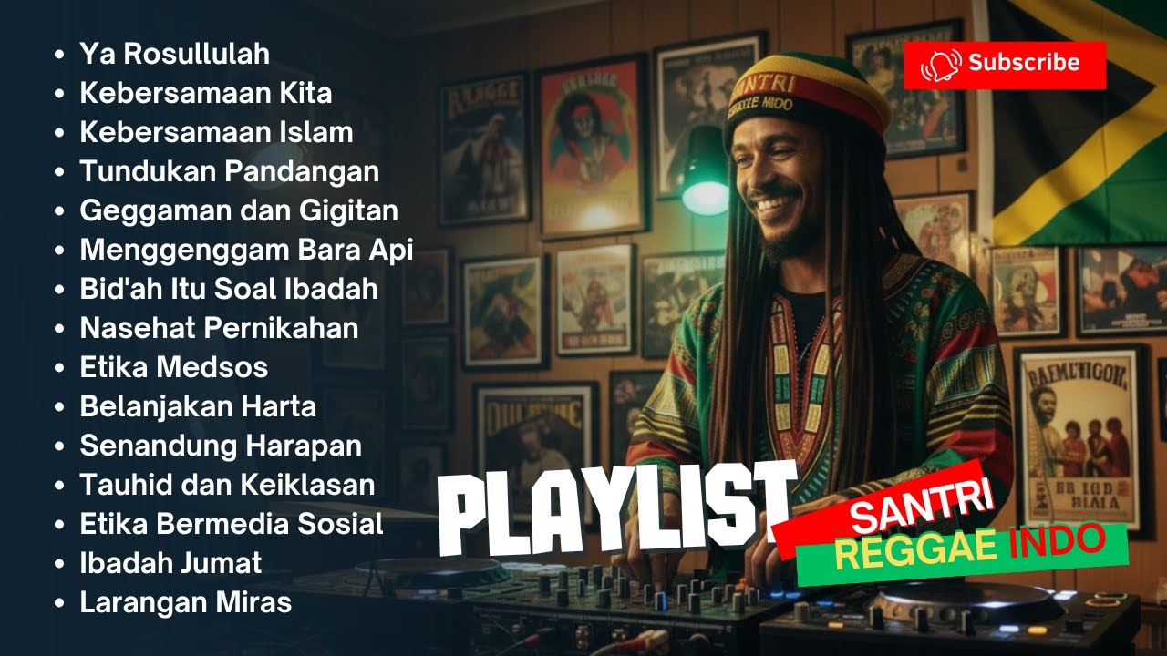 🎵 FULL ALBUM REGGAE ISLAMI TERBARU 2025 | YA ROSULULLAH | SANTRI REGGAE INDO