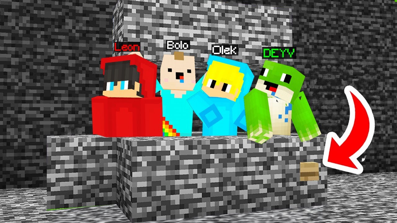 CAŁE PALIONOWO ZAMKNIĘTE w PUŁAPCE BEDROCK w Minecraft!
