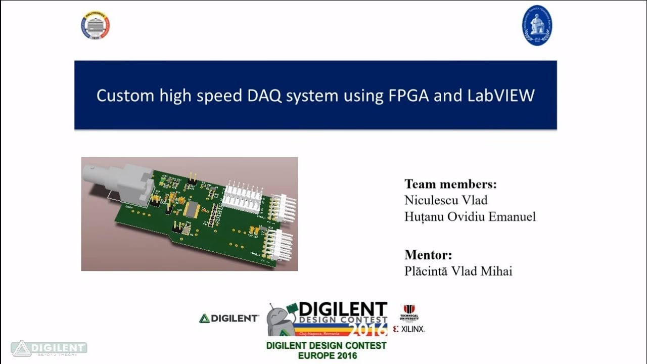 Custom high speed DAQ system with FPGA [Digilent Design Contest]