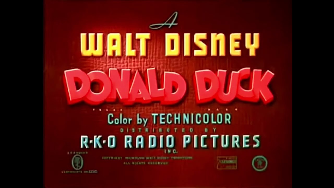 Donald Duck : Three For Breakfast ( Original Recreation Titles )