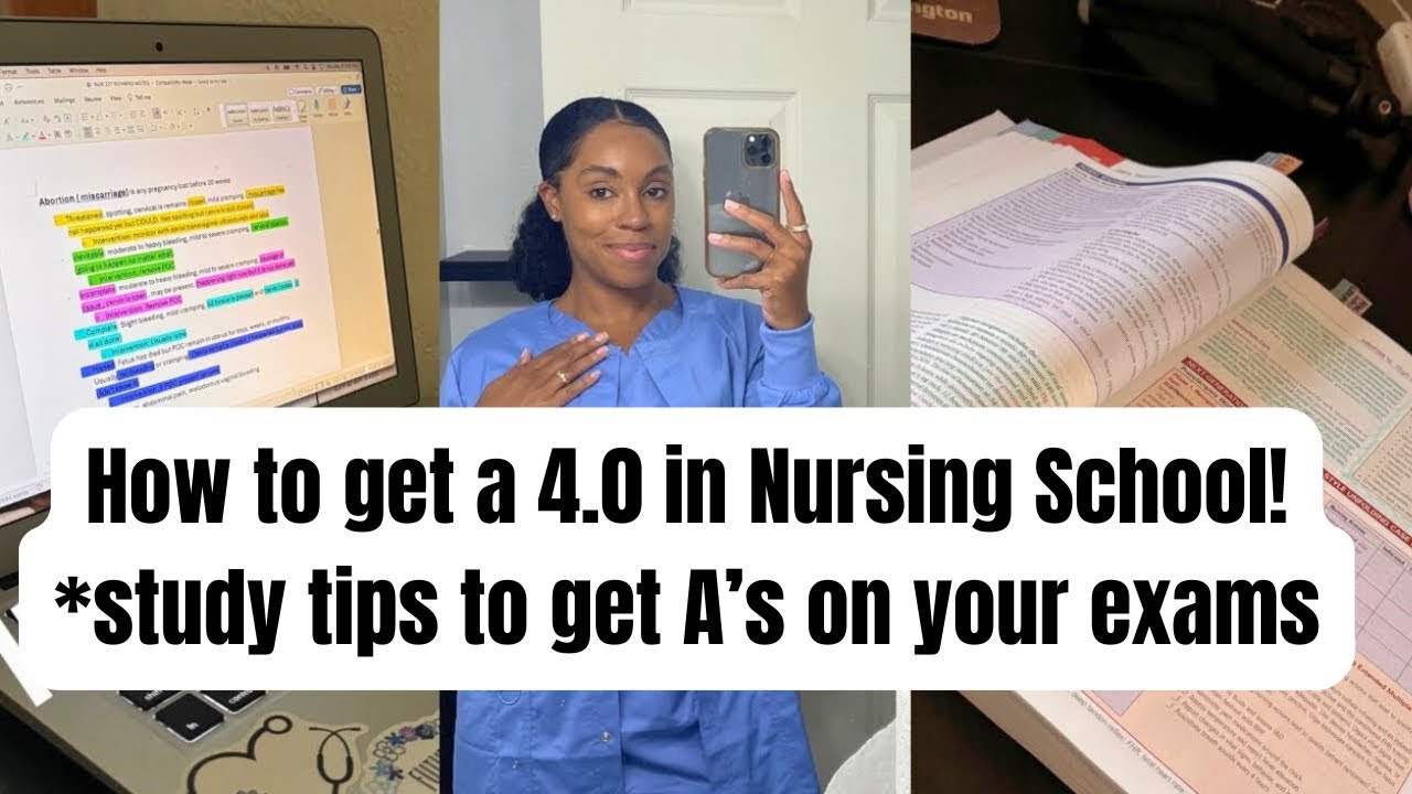 How to get a 4.0 in Nursing School | Note taking and Study tutorial