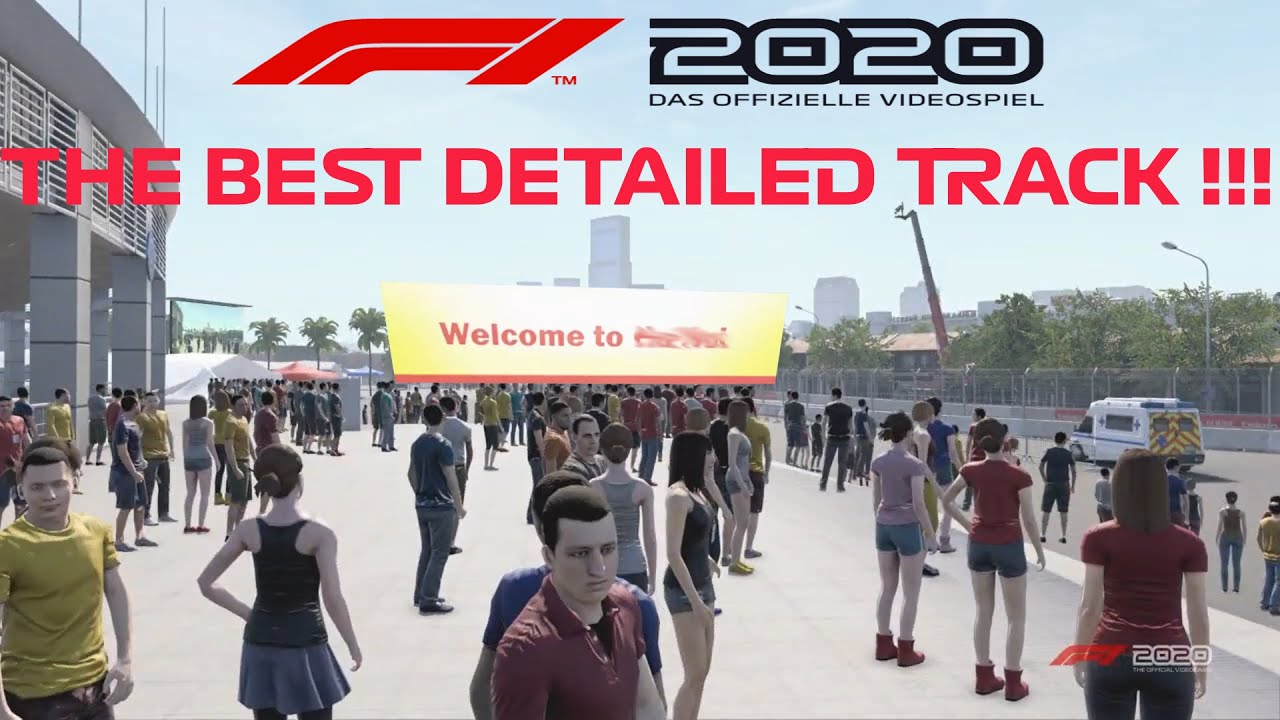 The BEST detailed TRACK in F1 2020 GAME // EXPLORING F1 2020 Tracks