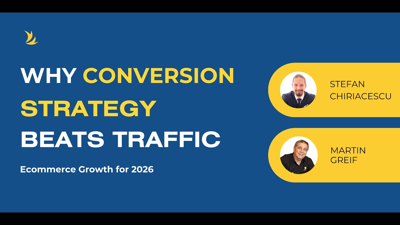 Why Conversion Strategy Beats Traffic | eCommerce Growth Webinar 2026