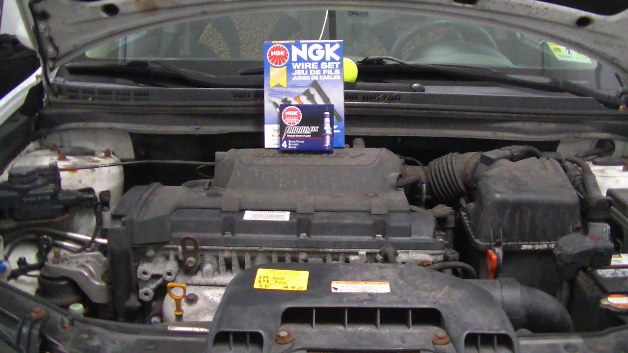 1996-2010 Hyundai Elantra Tune Up!! (свечи зажигания, провода, воздушный фильтр)