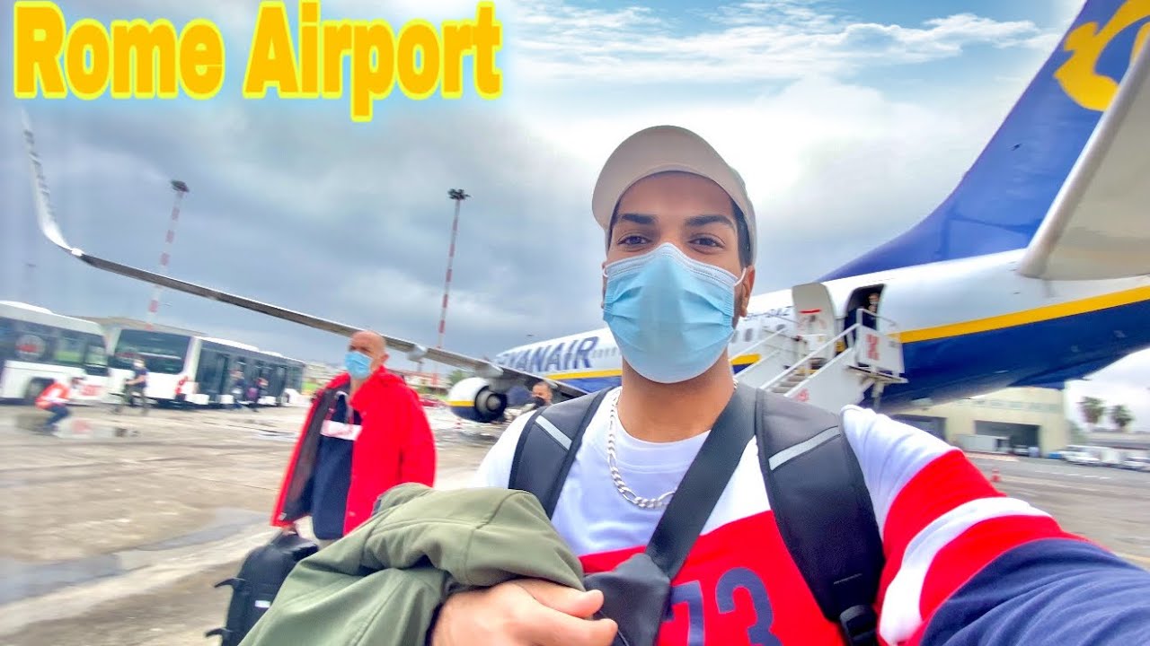 Domestic flight ✈️  in Italy | after lockdown | Rome Airport | Balraj Jassal vlogs|