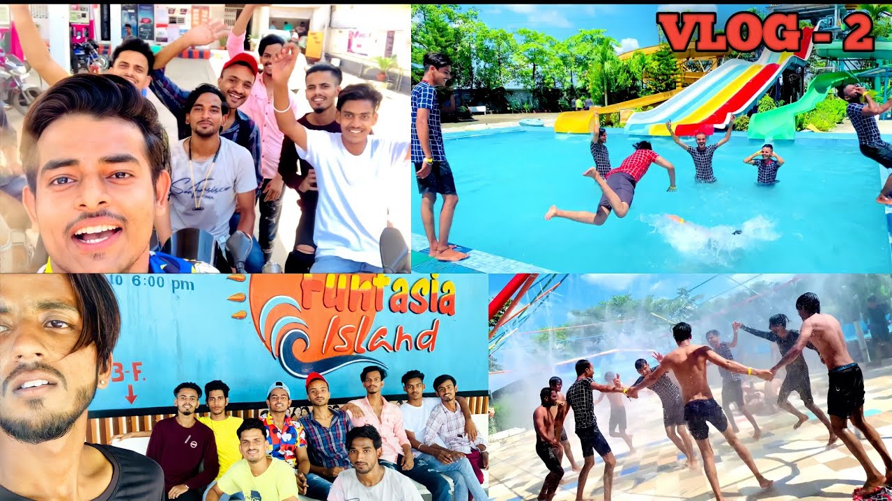 Fun With Friends In Funtasia Island Water Park ⚡ | Fully Enjoyment | Vlog 2 | 2021