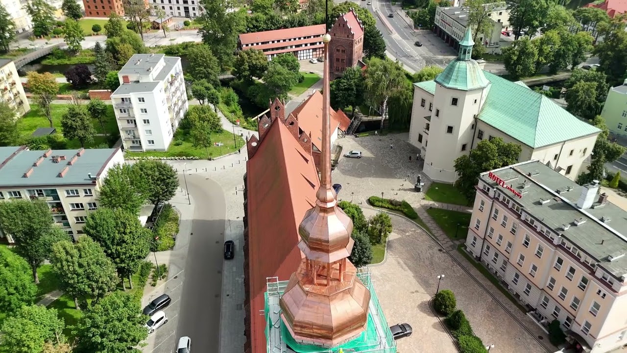 Kościół św  Jacka w Słupsku - wieża 14 i 15 sierpnia 2025