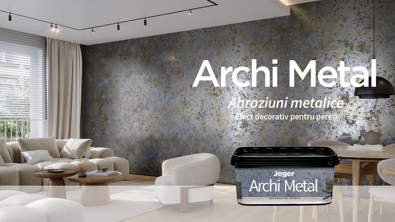 💡 Video instructiv – Jeger Archi Metal – efect structural cu denivelări și abraziuni – DIY