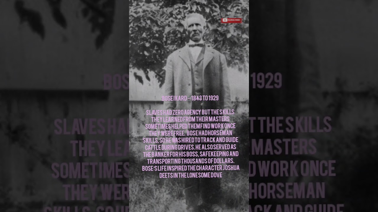 Bose Ikard &ndash; 1843 To 1929