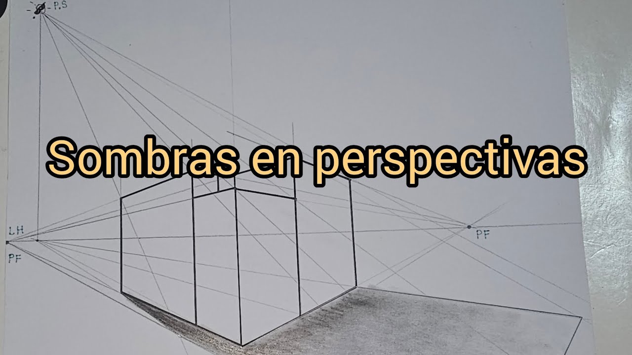 Sombras en perspectivas #perspectiva