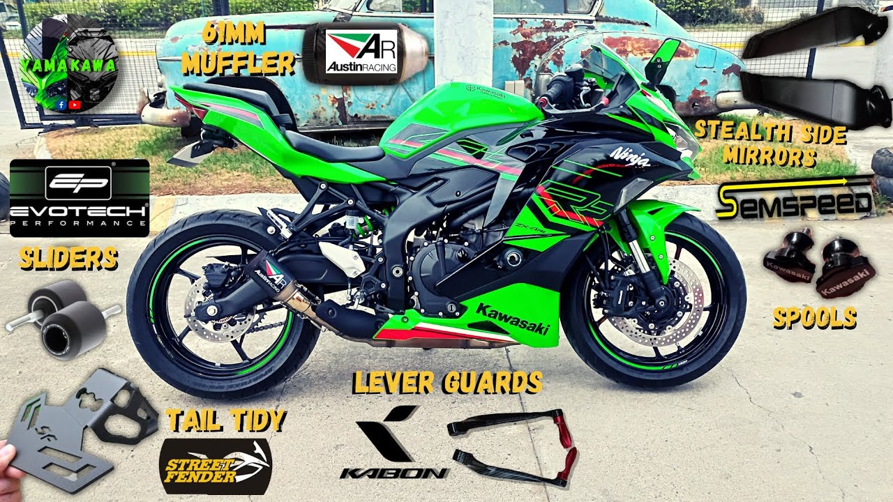 KAWASAKI ZX-4RR | BEST ACCESSORIES & MODS | CEBU, PHILIPPINES