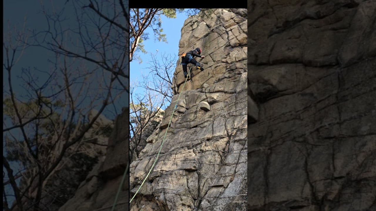 등반 출~~발 bac 인이겸이 직상         #삼성산 #등반 #암벽 #암벽등반 #rock #rockclimbing #클라이밍 