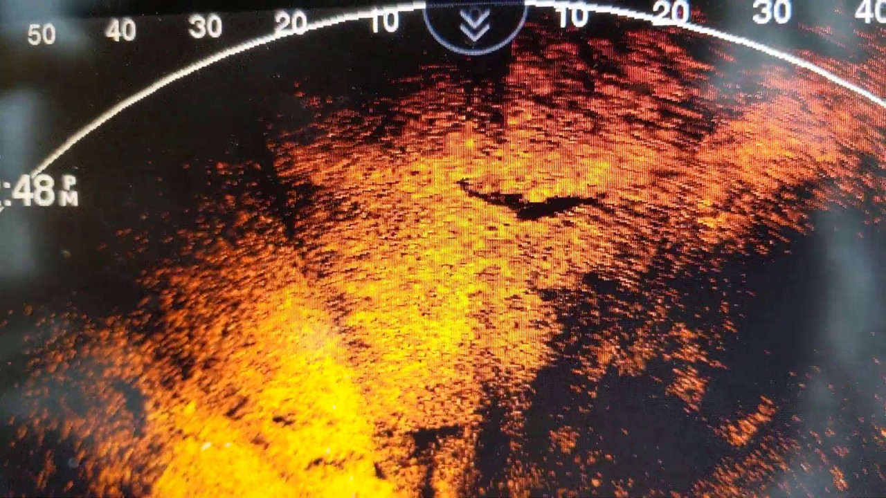 Garmin Perspective view from the bank! Summit fishing mount!