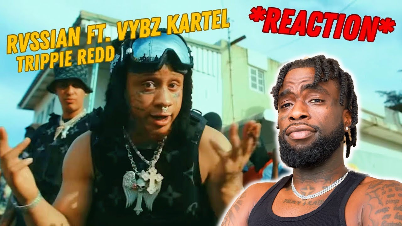 REACTION !! | Rvssian × Vybz Kartel × Trippie Redd - Sixteen (Official Music Video)