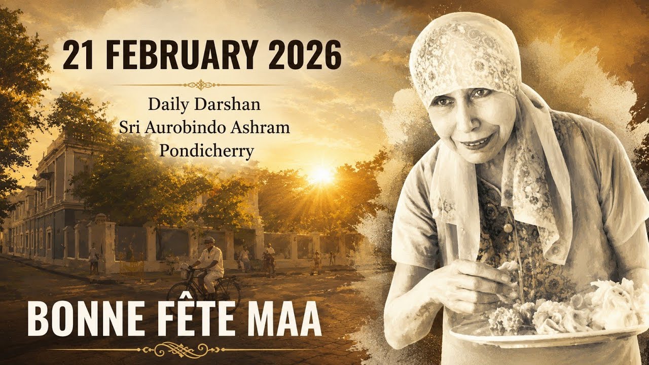 The Mother’s Birthday Darshan | Sri Aurobindo Ashram, Pondicherry | 21 February 2026